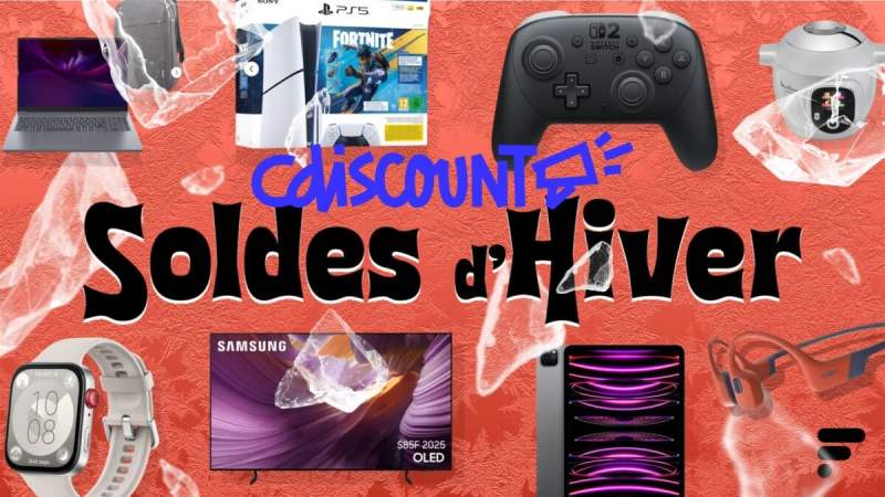 Cdiscount a quelques pépites dans sa besace à la 2e démarque des soldes, voici les 8 meilleures offres