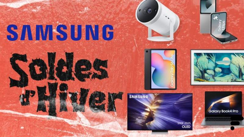 Samsung&nbsp;: quand les promotions des soldes cassent les prix des Galaxy S, Galaxy Book, Galaxy Watch