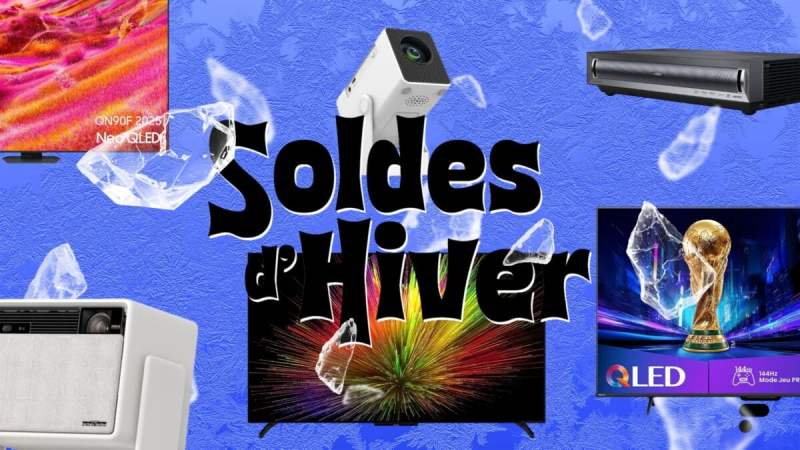 Soldes d&rsquo;hiver 2026&nbsp;: la 4K est à petit prix dans cette sélection des meilleures offres sur les TV et les vidéoprojecteurs