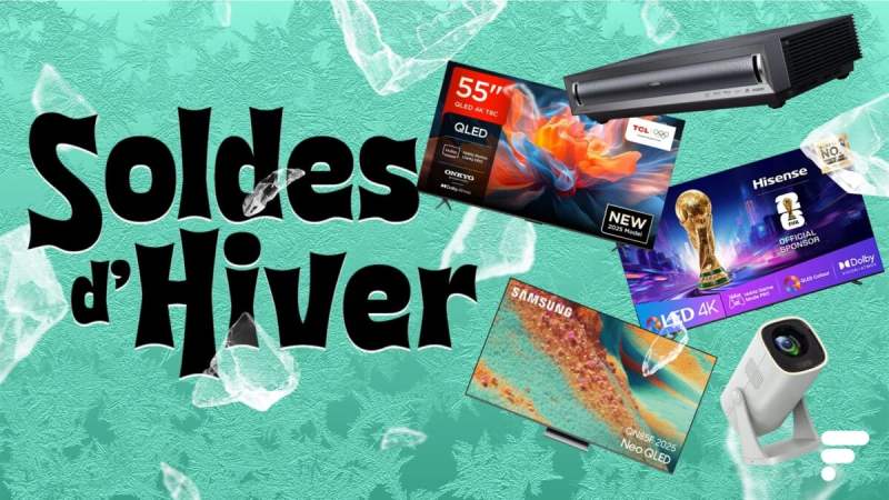Soldes d&rsquo;hiver 2026&nbsp;: les 20 bons plans de la dernière démarque qui crèvent l&rsquo;écran sur les téléviseurs et les vidéoprojecteurs