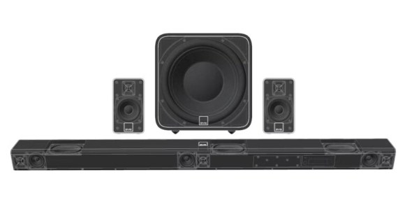 SVS Revolution barre de son avec son caisson // Source : SVS