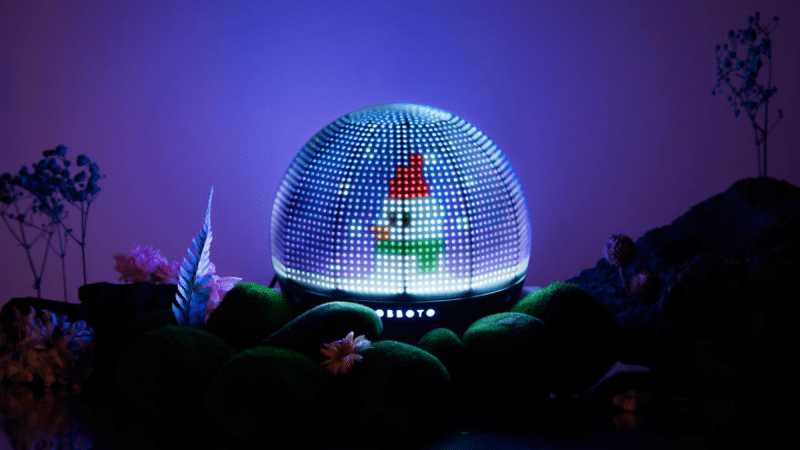 SwitchBot Obboto : une lampe globe avec 2900 LEDs pour le pixel art