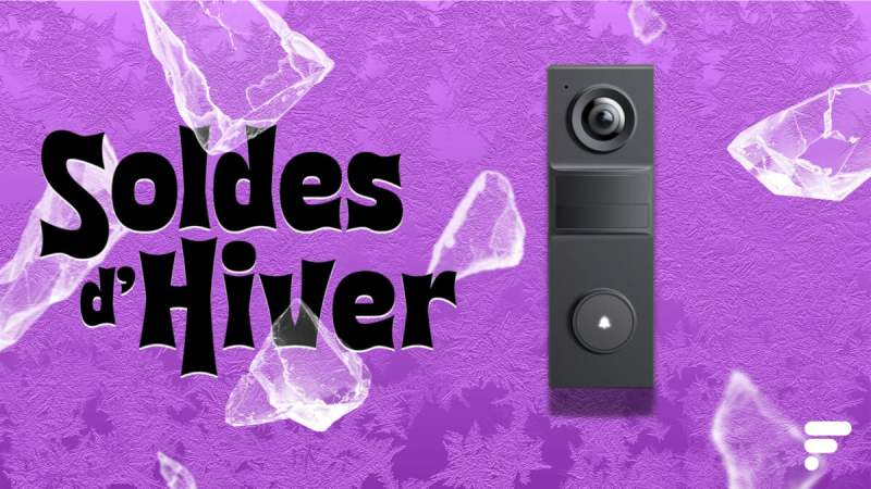 Pour sécuriser votre domicile, direction Amazon qui retire 20&nbsp;% du prix de cette sonnette équipée d&rsquo;un objectif 2K