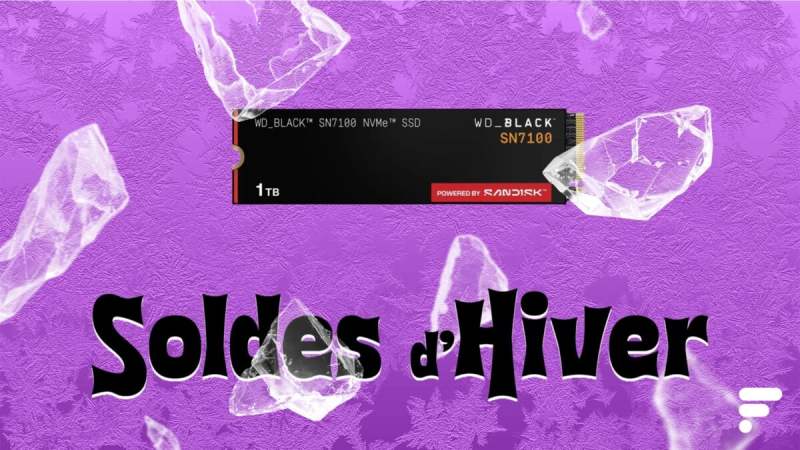 Avant la hausse des prix annoncée, ce SSD WD_Black 1 To compatible PC et PS5 qui tourne jusqu’à 7250 Mo/s est soldé à -39 %