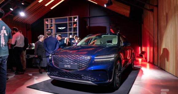 Genesis Electrified GV70  // Source : Marie Lizak pour Frandroid