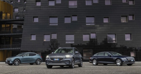 Genesis GV60, GV70 et G80 // Source : Genesis