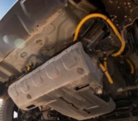 Train arrière du Dacia Duster Hybrid G-150 4x4 // Source : Dacia