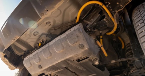 Train arrière du Dacia Duster Hybrid G-150 4x4 // Source : Dacia