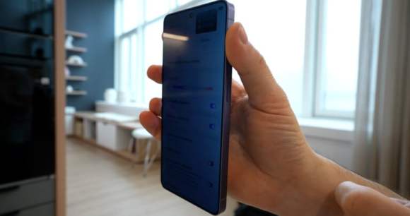 Affichage confidentiel en action avec le Samsung Galaxy S26 Ultra // Source : Arnaud Gelineau - Frandroid