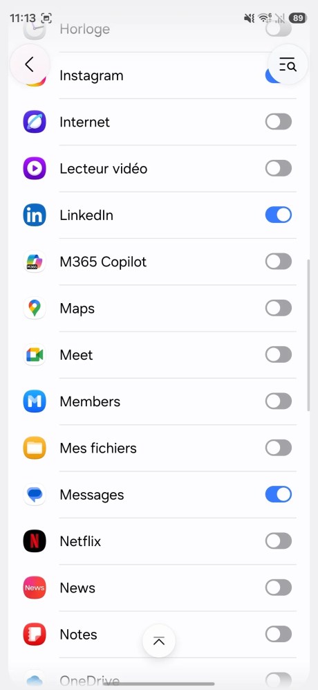 Aplicativos para ativar a exibição confidencial do Samsung Galaxy S26 Ultra. // Fonte: captura de tela do Frandroid