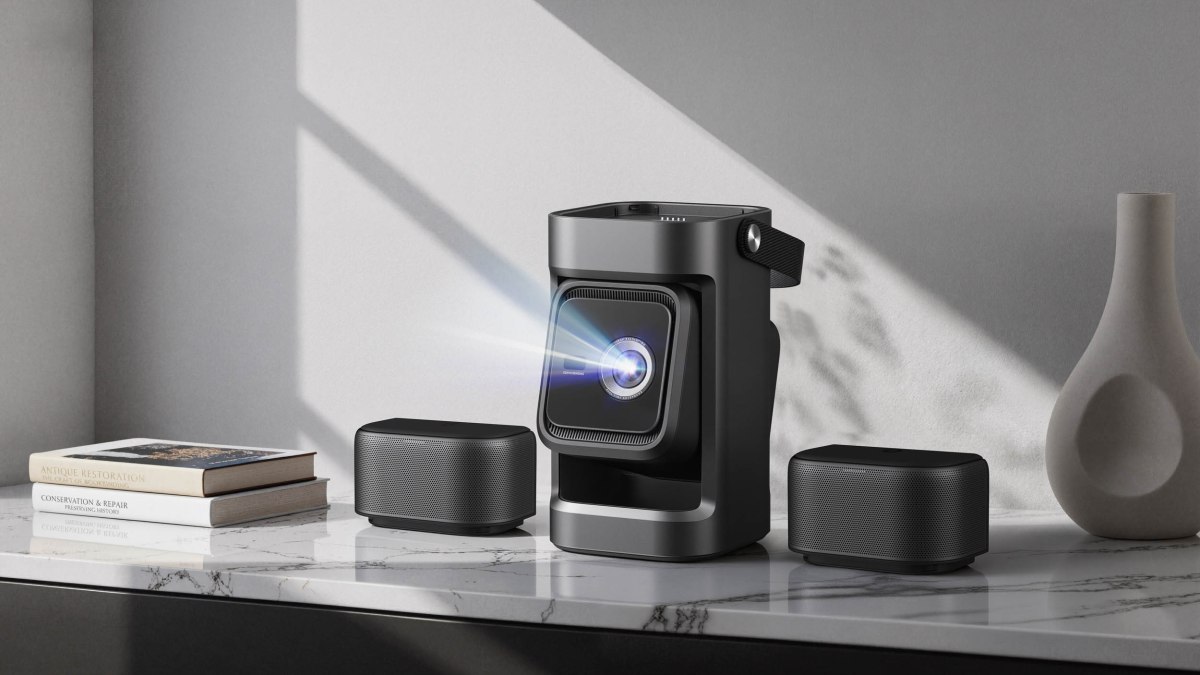 Image Ce vidéoprojecteur atypique avec des enceintes détachables est déjà à prix cassé sur Amazon
