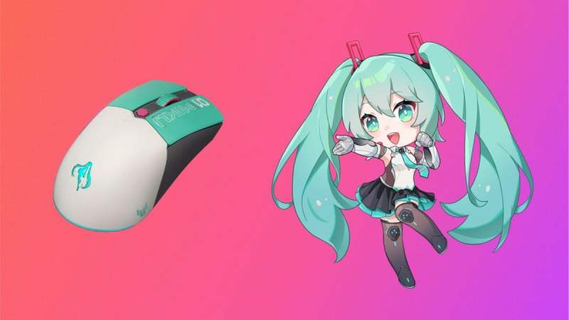 Pour allier votre passion du gaming et d&rsquo;Hatsune Miku, voici la souris Asus TUF Mini Wireless à -30&nbsp;%
