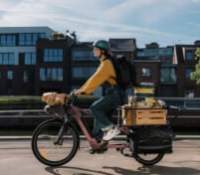 Le nouveau longtail électrique de la marque Decathlon // Source : Decathlon