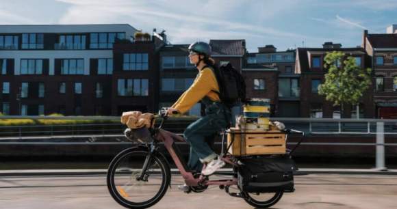 Le nouveau longtail électrique de la marque Decathlon // Source : Decathlon