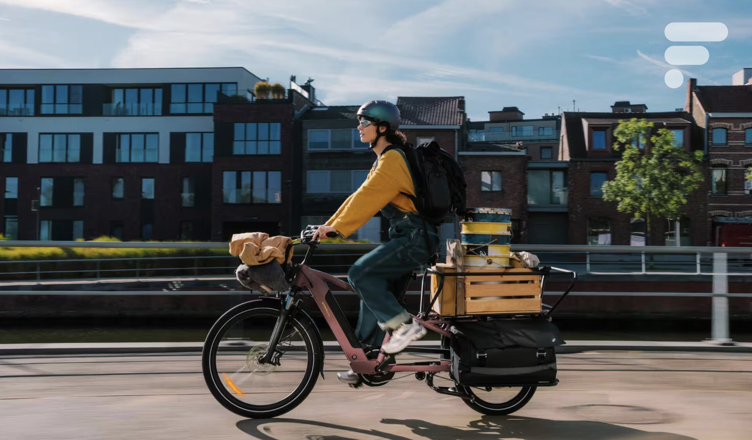 Bicicleta elétrica Decathlon