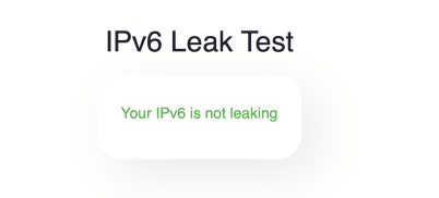 Mullvad IPv6 leak