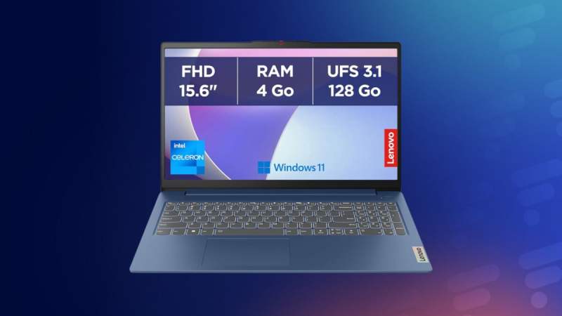 Adapté aux tâches bureautiques, ce Lenovo IdeaPad Slim 3 avec Windows 11 Mode S chute sous les 200&nbsp;€