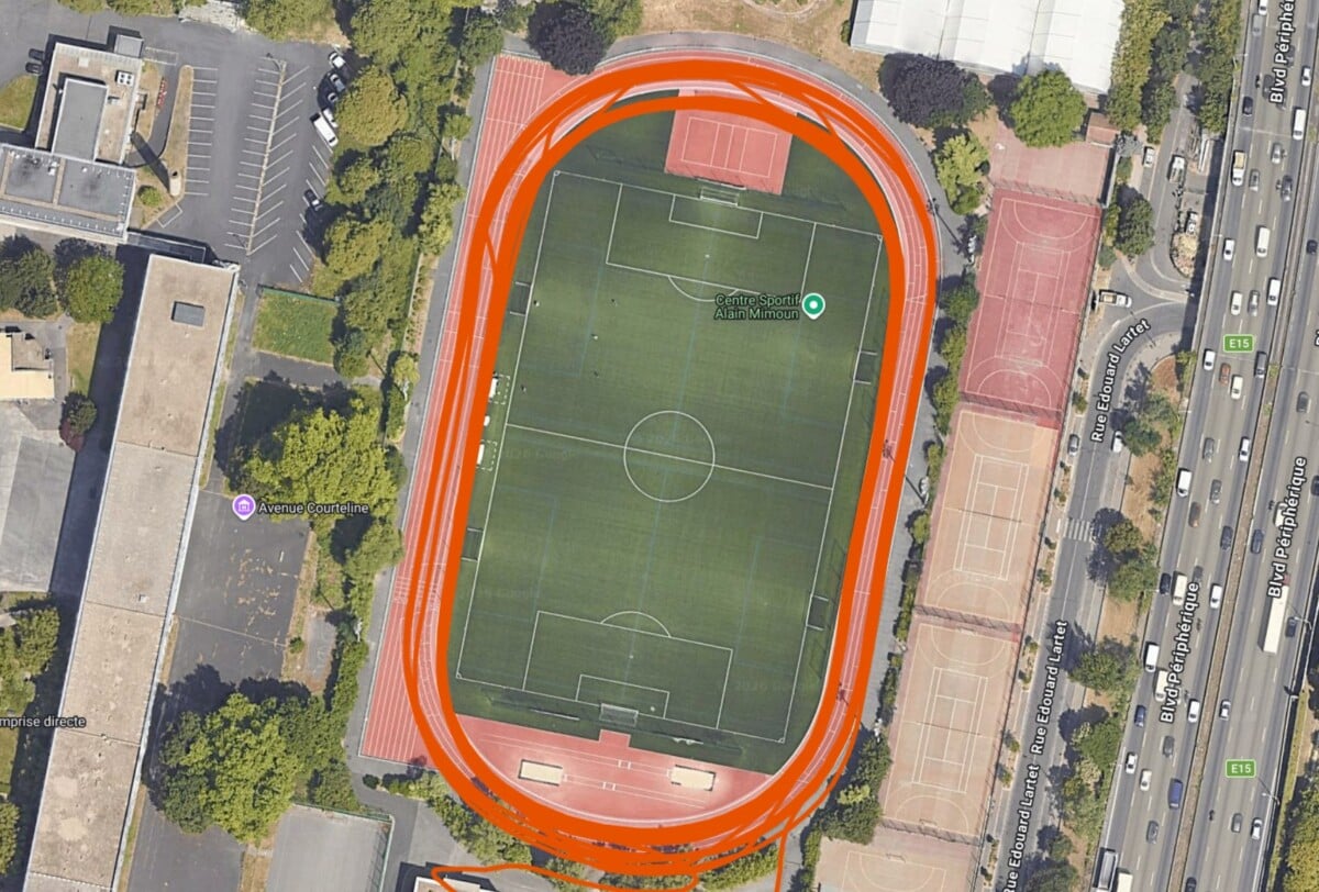 Suivi GPS de l'Amazfit T-Rex Ultra 2