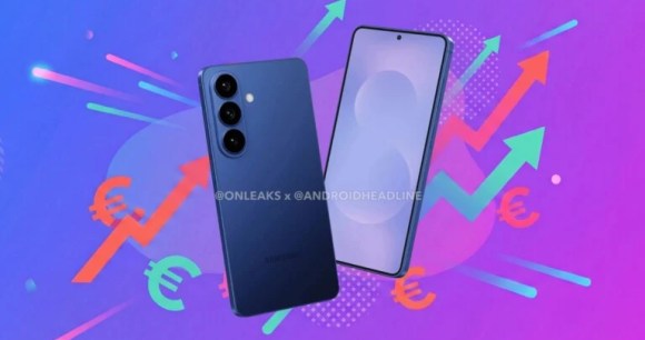 Grosse augmentation des prix en France pour les Samsung Galaxy S26 // Source : Android Headlines et OnLeaks avec montage Frandroid