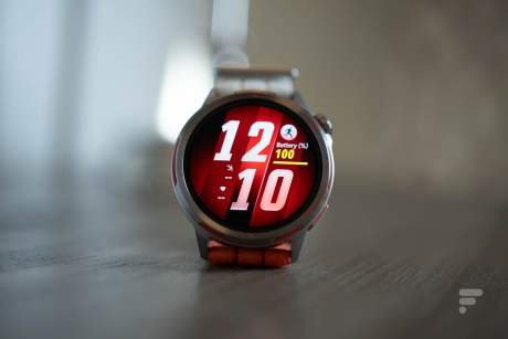 La Huawei Watch GT Runner 2 // Source : Geoffroy Husson - Frandroid