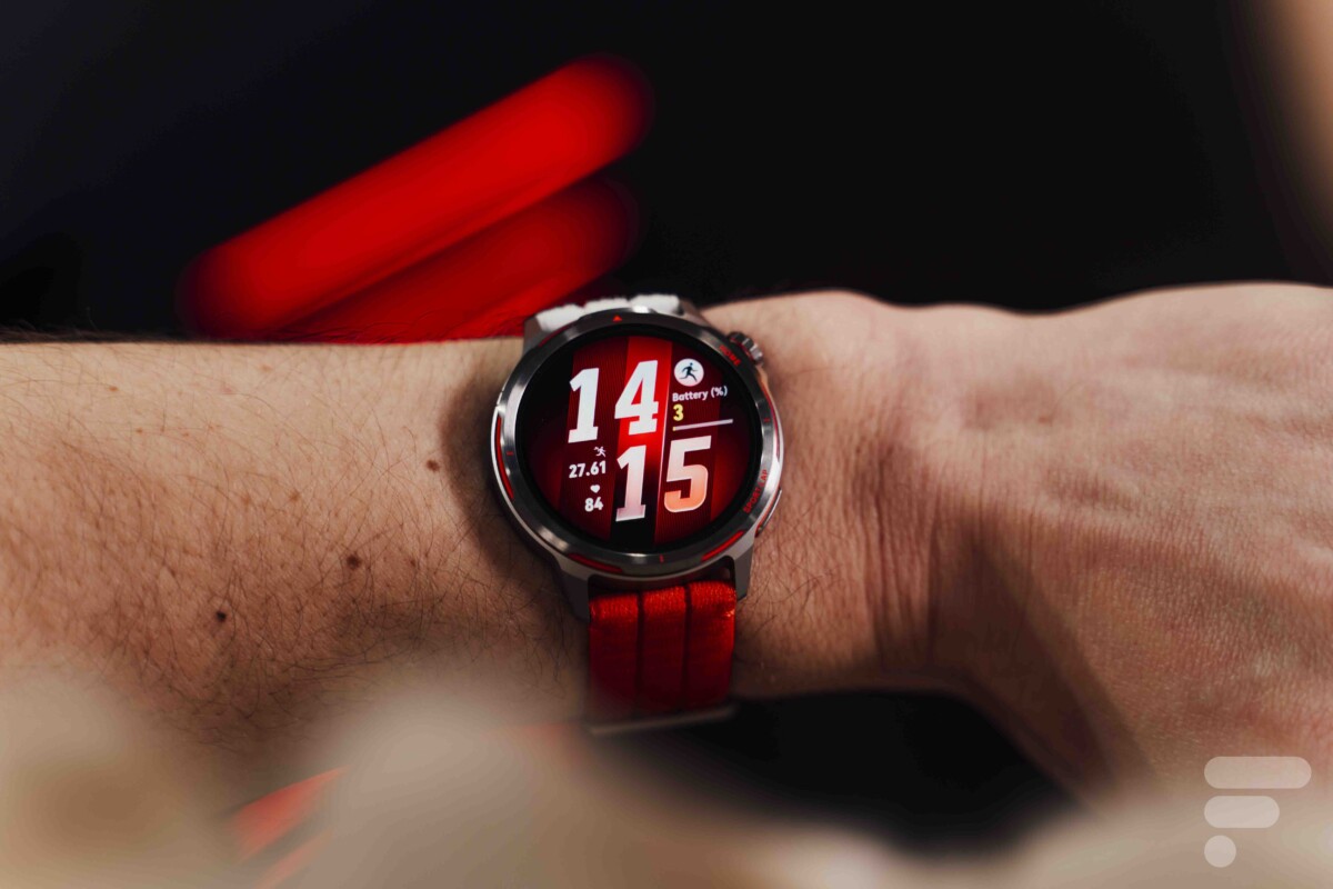 La Huawei Watch GT Runner 2 // Source : Chloé Pertuis - Frandroid La Huawei Watch GT Runner 2 // Source : Chloé Pertuis - Frandroid