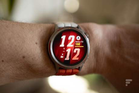 La Huawei Watch GT Runner 2 // Source : Geoffroy Husson - Frandroid