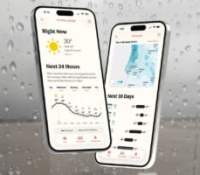 L'application Acme Weather // Source : Acme Weather