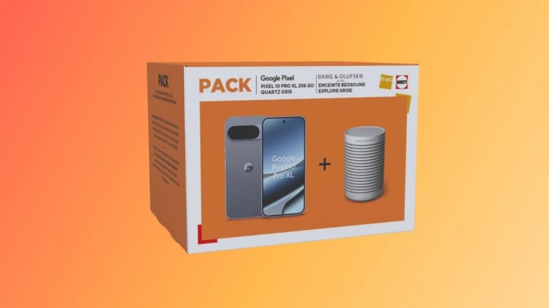 Fnac casse le prix du Google Pixel 10 Pro XL, en pack avec une enceinte Bang &amp; Olufsen