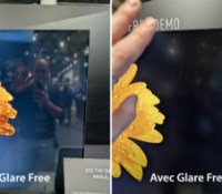 Démonstration de la technologie Glare Free de Panasonic // Source : Sylvain Pichot - Frandroid