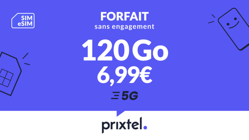 Fini le gaspillage : ce forfait mobile s’ajuste à votre consommation réelle de data pour 6,99 €/mois