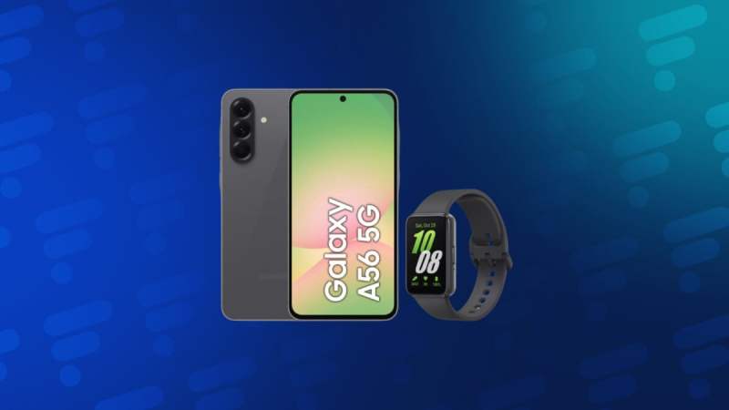 Bon plan : le pack Samsung Galaxy A56 et la montre Fit 3 chute à 419 euros