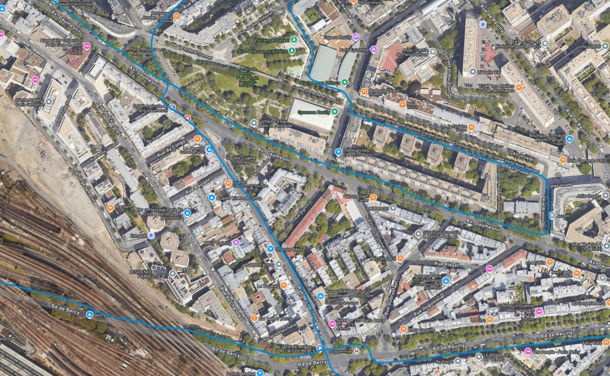 Suivi GPS de la Garmin Fenix 8 Suivi GPS de la Garmin Fenix 8