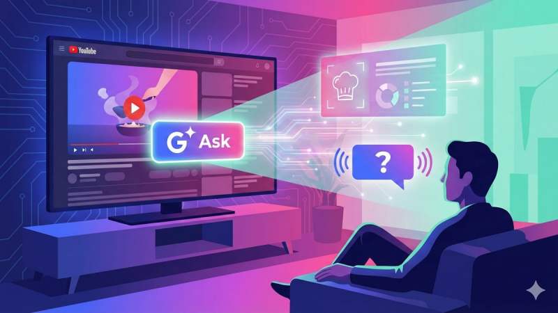 YouTube déploie Gemini sur TV&nbsp;: ce nouveau bouton permet d&rsquo;interroger les vidéos
