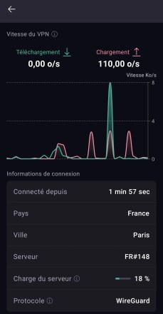 Interface Proton VPN