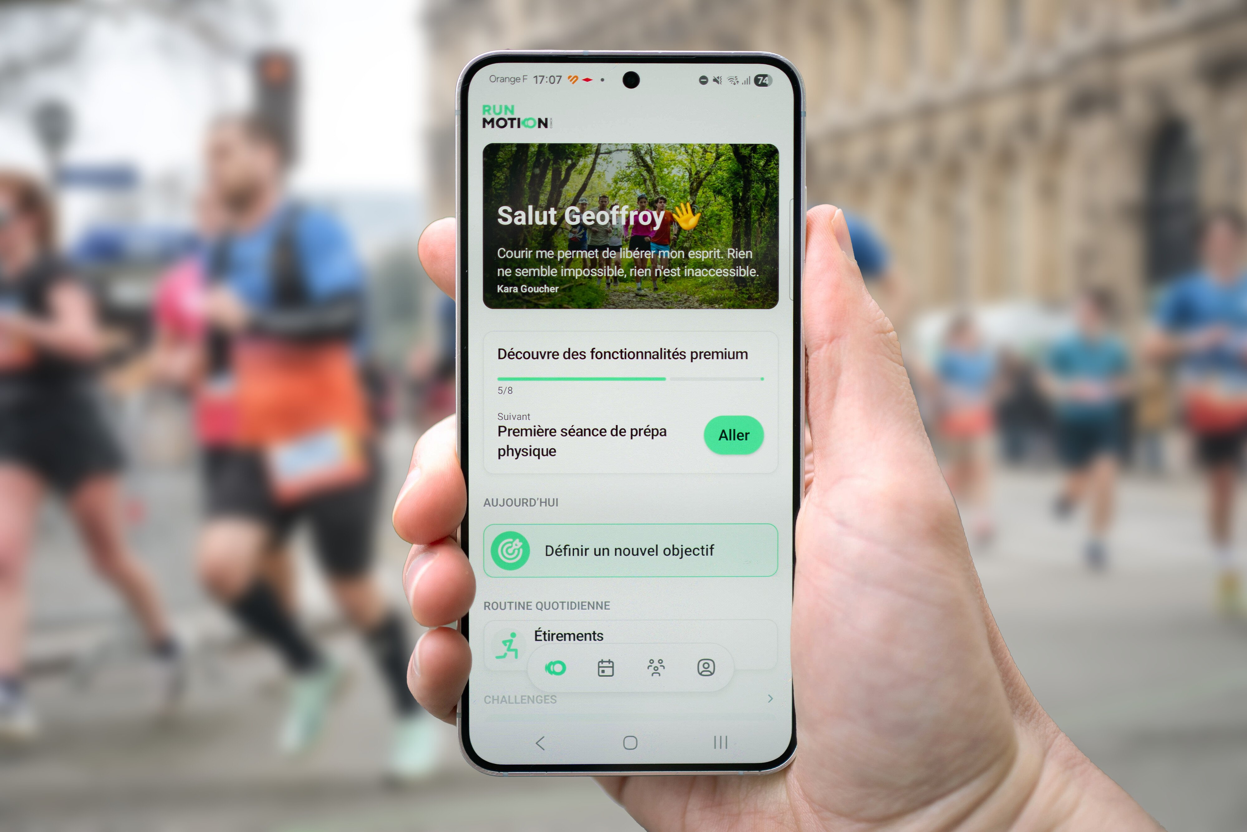 L'application RunMotion Coach