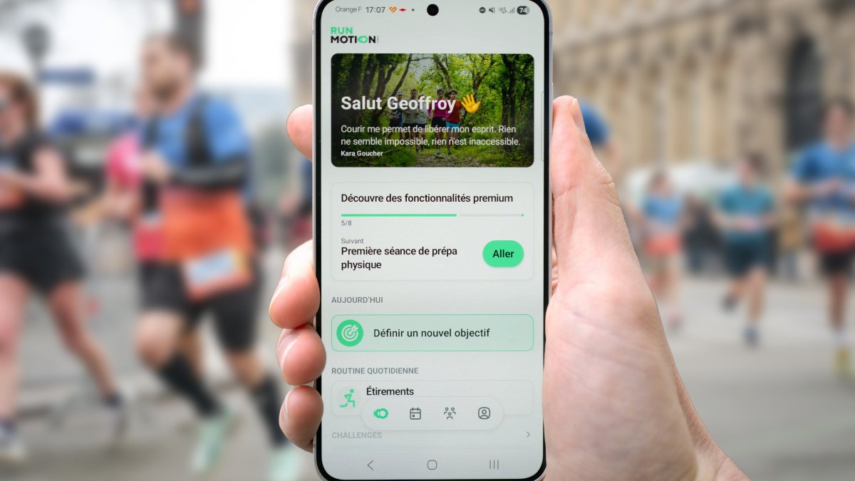 L'application RunMotion Coach