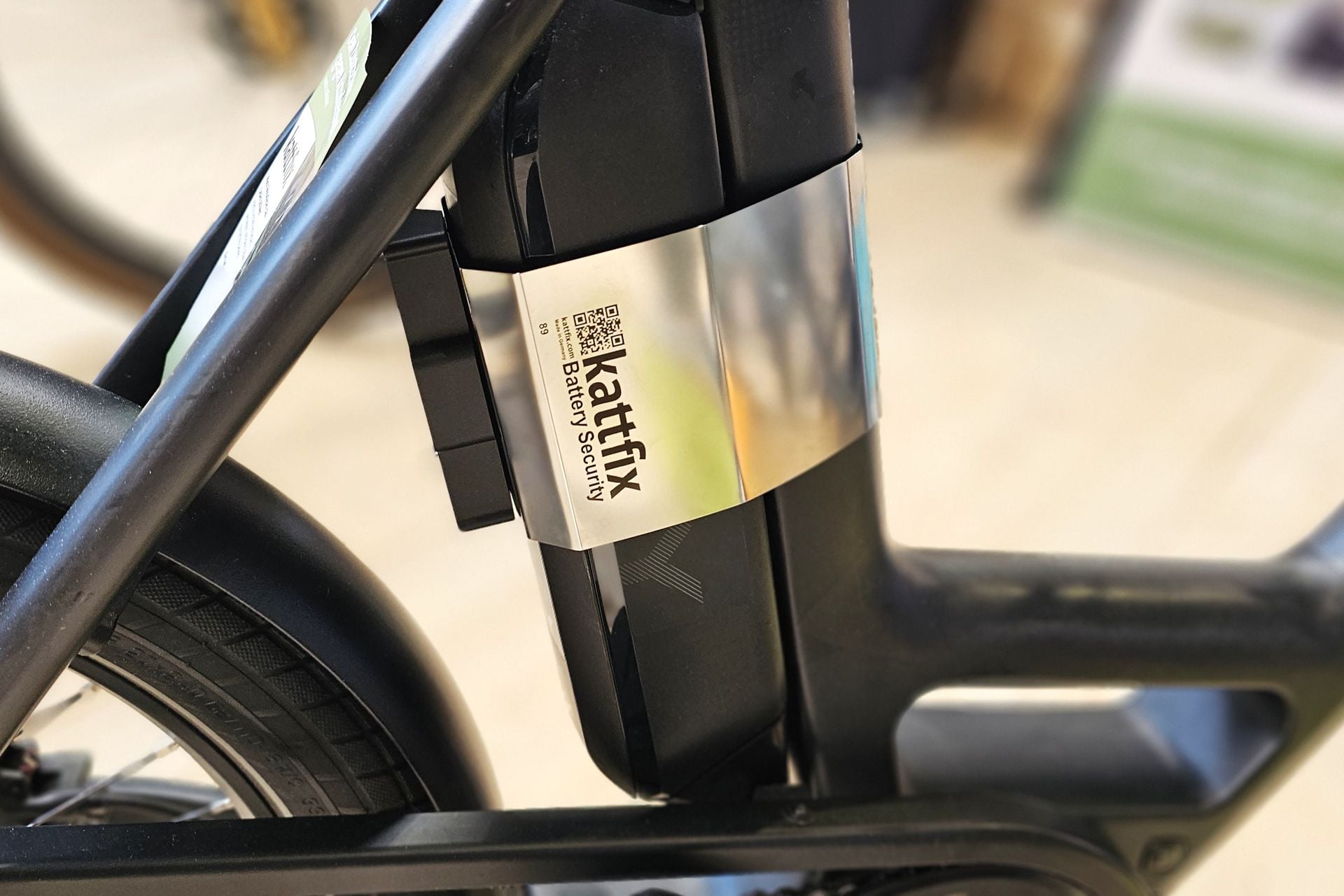 Bloqueio de bateria para bicicleta elétrica Katt'fix