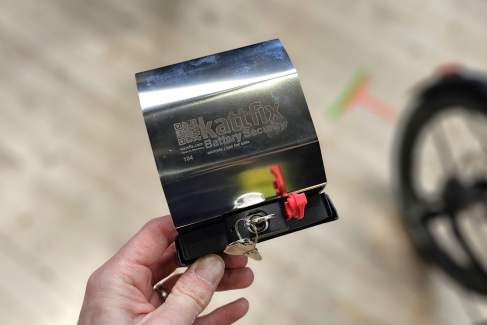 Bloqueio de bateria de bicicleta Katt'fix