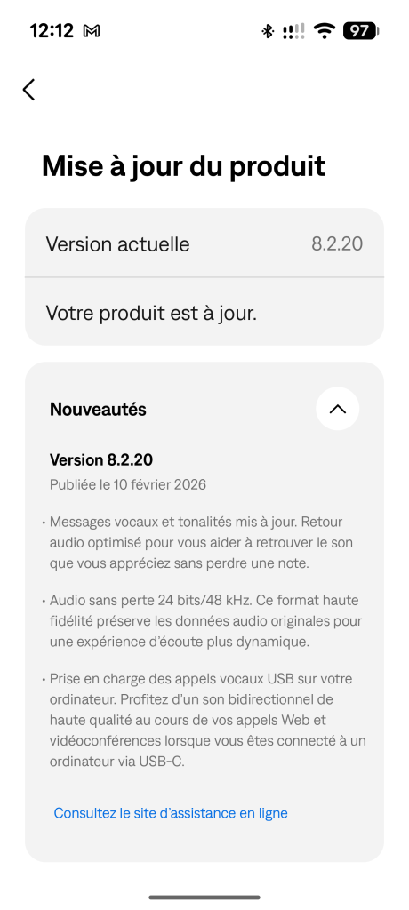 Bose application casques et &eacute;couteurs // Source : Sylvain Pichot - Frandroid