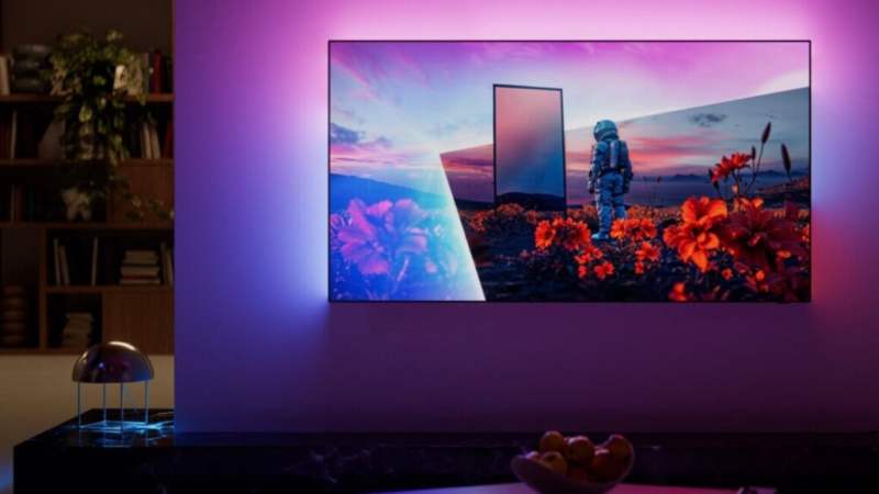 Philips lance sa gamme TV Ambilight 2026 avec un premier téléviseur RGB Mini-LED