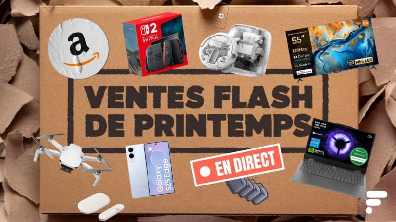 Amazon fait sa grande braderie du week-end&nbsp;: voici les meilleures offres en DIRECT des ventes flash de printemps