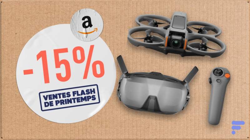 Le DJI Avata 2 est prêt à partir à la conquête des airs avec un prix réduit de presque 100 euros pendant les Ventes Flash d&rsquo;Amazon