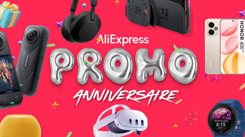 Anniversaire AliExpress&nbsp;: Switch 2, smartphones et caméras Insta360 sont à prix cassés