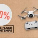 Le DJI Mini 3, petit drone 4K, voit son prix chuter pendant les Ventes Flash d’Amazon