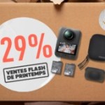 L&rsquo;excellente première action cam 360° de DJI a droit à une baisse de 29 % pendant les ventes flash d&rsquo;Amazon