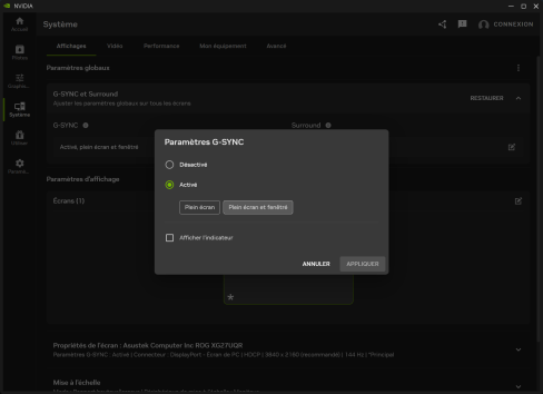 Aplicativo G-Sync Nvidia