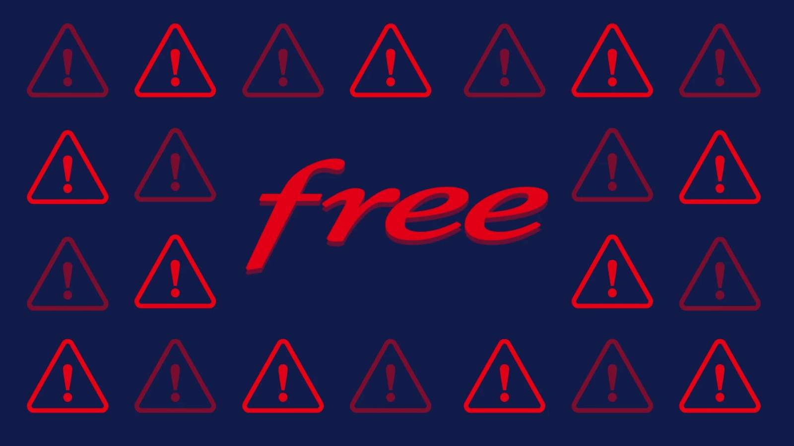 Représentation graphique de la panne réseau