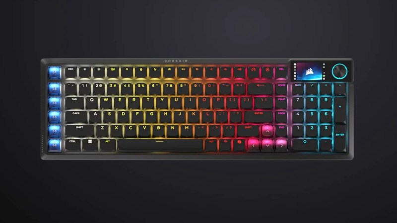 Ce clavier Corsair cache un Stream Deck sous ses touches et c’est brillant