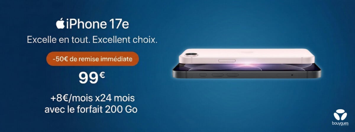 iPhone 17e Bouygues Telecom V2