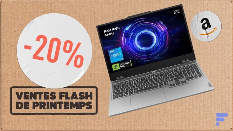 Amazon lâche ce laptop gaming 144 Hz avec un Core i5 et une RTX 5060 pour 959&nbsp;€, une affaire avec la flambée du prix des composants